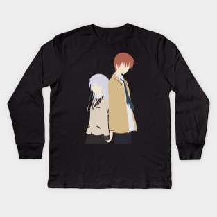 Angel Beats Otonashi and Kanade Kids Long Sleeve T-Shirt